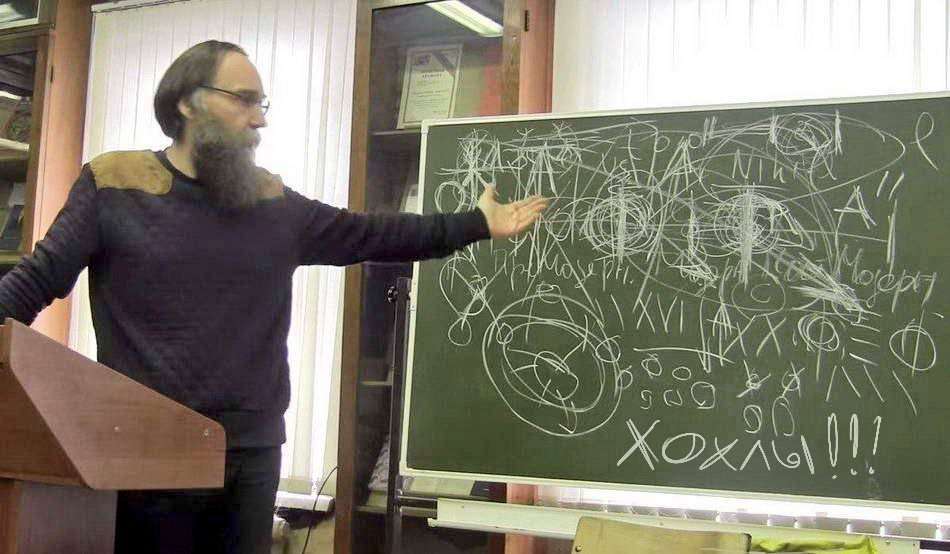 Гений за работой (Дугинд, почти официальный философ)