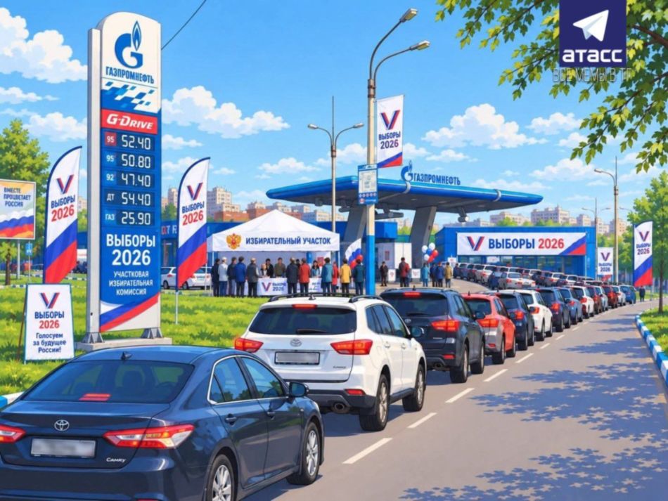 Это на выборы очередь, а не за бензином, как вы подумали